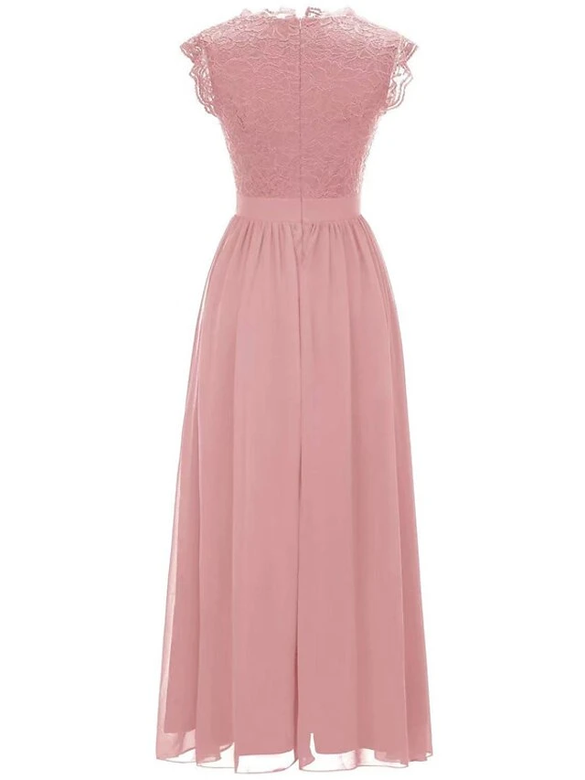 Women‘s Party Dress Homecoming Dress Wedding Guest Dress Corset Dress Lace Dress Long Dress Maxi Dress Black Pink Khaki Sleeveless Pure Color Lace Spring Summer V Neck Modern 2023 XS S M L XL XXL 3XL 16 Women‘s Party Dress Homecoming Dress Wedding Guest Dress Corset Dress Lace Dress Long Dress Maxi Dress Black Pink Khaki Sleeveless Pure Color Lace Spring Summer V Neck Modern 2023 XS S M L XL XXL 3XL - Image 14