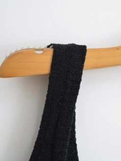 Women's Prom Dress Party Dress Fringe Dress Midi Dress Black Green Sleeveless Pure Color Tassel Fringe Fall Winter Autumn U Neck Vintage Vacation 2023 S M L -Tesla Style uhomyj1695208433904