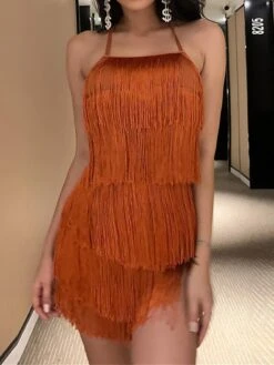 Women's Party Dress Fringe Dress Homecoming Dress Mini Dress Black White Wine Sleeveless Pure Color Tassel Fringe Spring Fall Winter Halter Neck Fashion Wedding Guest Birthday Vacation Slim 2023 S M 33 Women's Party Dress Fringe Dress Homecoming Dress Mini Dress Black White Wine Sleeveless Pure Color Tassel Fringe Spring Fall Winter Halter Neck Fashion Wedding Guest Birthday Vacation Slim 2023 S M -Tesla Style uklgsw1693535327534