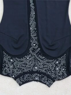 Women's Party Dress Sequin Dress Sheath Dress Black White Long Sleeve Floral Sequins Fall Turtleneck Party Winter Dress Fall Dress S M L XL XXL -Tesla Style uktnlw1632365094168