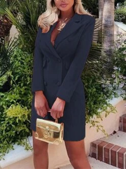 Women‘s Work Dress Blazer Dress And Jacket Set Party Dress Mini Dress Black Dark Green Purple Long Sleeve Pure Color Button Fall Winter Autumn Shirt Collar Stylish Winter Dress Fall Dress 2023 17 Women‘s Work Dress Blazer Dress And Jacket Set Party Dress Mini Dress Black Dark Green Purple Long Sleeve Pure Color Button Fall Winter Autumn Shirt Collar Stylish Winter Dress Fall Dress 2023 -Tesla Style umoicy1656499292284