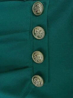 Women's Work Dress Blazer Dress Sheath Dress Fashion Winter Dress Office Daily Midi Dress Ruched Button Shirt Collar Long Sleeve Plain Regular Fit Black Red Green Fall Winter S M L XL XXL -Tesla Style uocbkx1695267073484