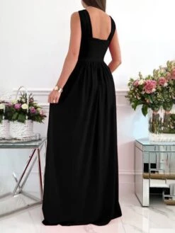 Women‘s Party Dress Homecoming Dress Long Dress Maxi Dress Black Pink Fuchsia Sleeveless Pure Color Backless Spring Summer V Neck 2023 S M L XL XXL 15 Women‘s Party Dress Homecoming Dress Long Dress Maxi Dress Black Pink Fuchsia Sleeveless Pure Color Backless Spring Summer V Neck 2023 S M L XL XXL -Tesla Style uogkit1655264892594