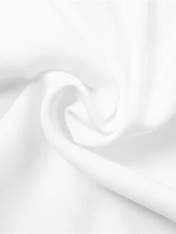 Women's Work Dress Satin Dress Swing Dress Fashion Midi Dress Ruffle Button Shirt Collar Long Sleeve Plain Loose Fit White Fall Winter S M L XL XXL -Tesla Style vbrzqm1693299600423