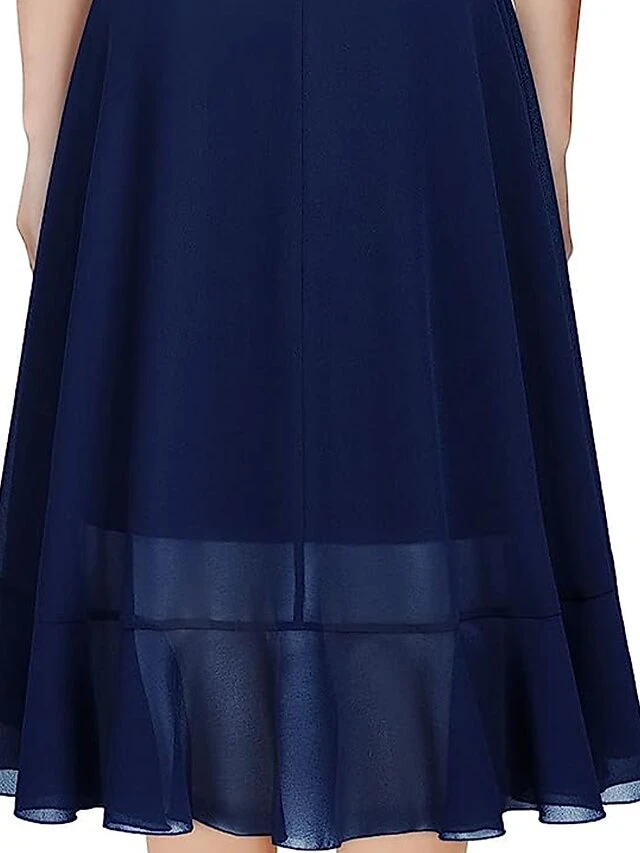 Women's Party Dress Lace Dress Wedding Guest Dress Midi Dress Pink Blue Fuchsia 3/4 Length Sleeve Pure Color Lace Summer Spring Fall Off Shoulder Fashion Birthday Wedding Guest Vacation 2023 S M L XL 12 Women's Party Dress Lace Dress Wedding Guest Dress Midi Dress Pink Blue Fuchsia 3/4 Length Sleeve Pure Color Lace Summer Spring Fall Off Shoulder Fashion Birthday Wedding Guest Vacation 2023 S M L XL - Image 10