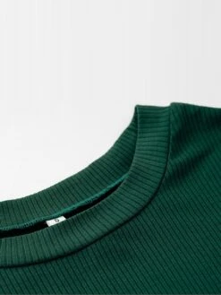 Women's Sweater Dress Winter Dress Jumper Dress Mini Dress Ruched Button Outdoor Street Daily Active Fashion Crew Neck Long Sleeve 2023 Slim Black Brown Green Color S M L XL Size -Tesla Style vdzbtu1692770991173