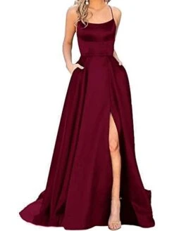 Women‘s Prom Party Dress Homecoming Dress Satin Maxi Long Dress Green Red Sleeveless Pure Color Split Spring Summer Spaghetti Strap Party Stylish Elegant Party 2023 S M L XL 26 Women‘s Prom Party Dress Homecoming Dress Satin Maxi Long Dress Green Red Sleeveless Pure Color Split Spring Summer Spaghetti Strap Party Stylish Elegant Party 2023 S M L XL -Tesla Style vfrjdy1675675130139