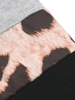 Women's Casual Dress Sweatshirt Dress Print Dress Leopard Print Crew Neck Mini Dress Active Fashion Outdoor Street Long Sleeve Loose Fit Black Fall Winter S M L XL -Tesla Style vkmscl1693373838979