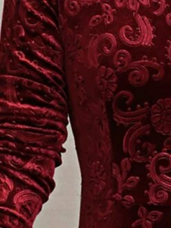 Women's Party Dress Velvet Dress Swing Dress Midi Dress Black Red Green Long Sleeve Floral Jacquard Spring Fall Winter V Neck Fashion Winter Dress Wedding Guest Vacation Slim 2023 M L XL XXL 3XL 16 Women's Party Dress Velvet Dress Swing Dress Midi Dress Black Red Green Long Sleeve Floral Jacquard Spring Fall Winter V Neck Fashion Winter Dress Wedding Guest Vacation Slim 2023 M L XL XXL 3XL -Tesla Style vpwsie1630489607766