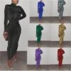 Women‘s Party Dress Velvet Dress Green Long Dress Maxi Dress Green Blue Gold Dark Gray Red Black Long Sleeve Pure Color Ruched Velvet Fall Turtleneck Casual Fall Dress S M L XL XXL XXXL 1 Women‘s Party Dress Velvet Dress Green Long Dress Maxi Dress Green Blue Gold Dark Gray Red Black Long Sleeve Pure Color Ruched Velvet Fall Turtleneck Casual Fall Dress S M L XL XXL XXXL -Tesla Style vtmtla1668568233635