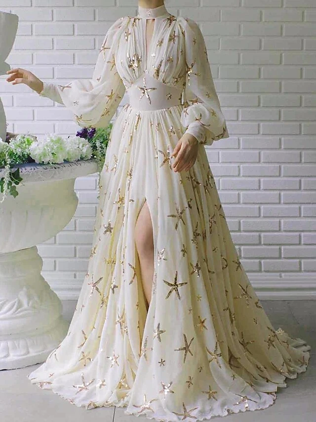 Women's Party Dress Sequin Dress Homecoming Dress Long Dress Maxi Dress Light Yellow Long Sleeve Star Sequins Fall Winter Autumn Stand Collar Modern Fall Dress 2023 S M L XL XXL 3 Women's Party Dress Sequin Dress Homecoming Dress Long Dress Maxi Dress Light Yellow Long Sleeve Star Sequins Fall Winter Autumn Stand Collar Modern Fall Dress 2023 S M L XL XXL