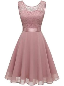 Women‘s Party Dress Lace Dress Knee Length Dress Pink Red Wine Dark Blue Red White Black Sleeveless Pure Color Lace Spring Summer Crew Neck Elegant 2022 XS S M L XL XXL XXXL 32 Women‘s Party Dress Lace Dress Knee Length Dress Pink Red Wine Dark Blue Red White Black Sleeveless Pure Color Lace Spring Summer Crew Neck Elegant 2022 XS S M L XL XXL XXXL -Tesla Style wanacw1631946882829