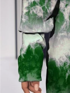 Women's Casual Dress Sweatshirt Dress Mini Dress Warm Fashion Outdoor Holiday Vacation Crew Neck Pocket Print Graphic Loose Fit Blue Purple Green S M L XL XXL -Tesla Style wcsslf1696943367640