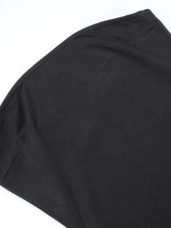 Women's Fringe Dress Bodycon Midi Dress White Black Sleeveless Pure Color Backless Tassel Fringe Spring Summer Strapless Stylish Elegant Sexy Slim 2022 S M L / Party Dress -Tesla Style weidbr1655372871407