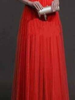 Women‘s Formal Party Dress Wedding Guest Dress Lace Dress Long Dress Maxi Dress Green Red 3/4 Length Sleeve Pure Color Lace Winter Fall Autumn Crew Neck 2023 S M L XL XXL -Tesla Style wiezyd1657080220321