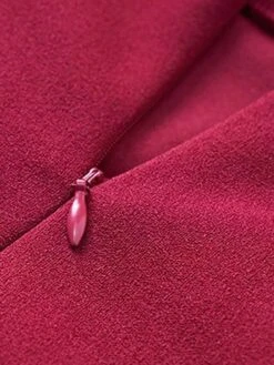 Women‘s Prom Dress Party Dress Sequin Dress Long Dress Maxi Dress Wine Sleeveless Geometric Sequins Sparkly Glitter Fall Winter Autumn V Neck Fashion Wedding Guest Evening Party Vacation 2023 -Tesla Style wmnatx1693535459880