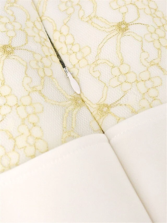 Women's Prom Dress Party Dress Wedding Guest Dress Long Dress Maxi Dress White Long Sleeve Pure Color Mesh Spring Fall Winter Stand Collar Fashion Winter Dress Evening Party Wedding Guest 2023 S M L 11 Women's Prom Dress Party Dress Wedding Guest Dress Long Dress Maxi Dress White Long Sleeve Pure Color Mesh Spring Fall Winter Stand Collar Fashion Winter Dress Evening Party Wedding Guest 2023 S M L - Image 9