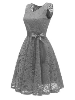 Women's Party Dress Vintage Tea Dresses Lace Dress Homecoming Dress Knee Length Dress Pink Wine Navy Blue Sleeveless Pure Color Lace Summer Spring Fall V Neck Vintage Party Wedding Guest Dress 23 Women's Party Dress Vintage Tea Dresses Lace Dress Homecoming Dress Knee Length Dress Pink Wine Navy Blue Sleeveless Pure Color Lace Summer Spring Fall V Neck Vintage Party Wedding Guest Dress -Tesla Style wudjmm1631505508626