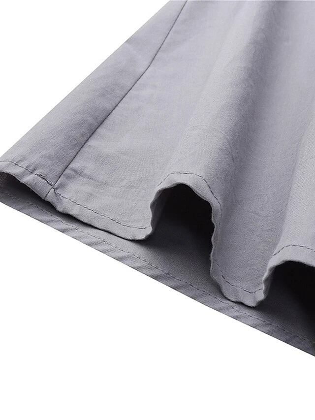 Women's Work Dress Swing Dress Semi Formal Dress Fashion Long Dress Maxi Dress Ruched Button Crew Neck Long Sleeve Plain Loose Fit Wine Blue Green Fall Winter S M L XL XXL 13 Women's Work Dress Swing Dress Semi Formal Dress Fashion Long Dress Maxi Dress Ruched Button Crew Neck Long Sleeve Plain Loose Fit Wine Blue Green Fall Winter S M L XL XXL - Image 11