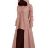 Women‘s Plus Size Curve Hoodie Dress Solid Color Hooded Long Sleeve Winter Fall Stylish Casual Maxi Long Dress Daily Holiday Dress -Tesla Style xlqpwg1630656363356