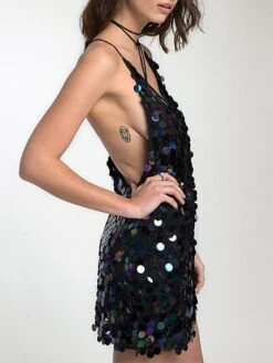 Women‘s Party Dress Sequin Dress Homecoming Dress Cocktail Dress Mini Dress Dark Blue Sleeveless Pure Color Sparkly Glitter Sequins Summer Spring Fall Spaghetti Strap Fashion Vacation Slim 27 Women‘s Party Dress Sequin Dress Homecoming Dress Cocktail Dress Mini Dress Dark Blue Sleeveless Pure Color Sparkly Glitter Sequins Summer Spring Fall Spaghetti Strap Fashion Vacation Slim -Tesla Style xtoups1692770050214