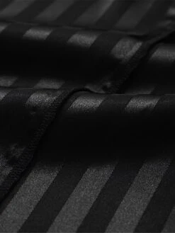 Women's Work Dress Satin Dress Black Dress Fashion Midi Dress Split V Neck Long Sleeve Plain Loose Fit Black Fall Winter S M L XL XXL -Tesla Style xujkxo1693299574144