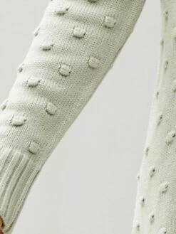 Women's Sweater Dress Winter Dress Jumper Dress Mini Dress Split Outdoor Street Daily Fashion Streetwear Turtleneck Long Sleeve 2023 Regular Fit White Green Color S M L XL Size -Tesla Style xuwric1692081714751