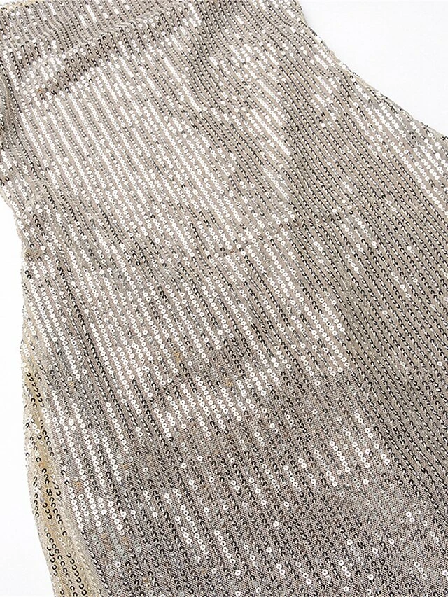 Women‘s Party Dress Sequin Dress Wedding Guest Dress Long Dress Maxi Dress Beige Sleeveless Pure Color Sparkly Glitter Sequins Summer Spring Fall Spaghetti Strap Fashion Wedding Guest Birthday 22 Women‘s Party Dress Sequin Dress Wedding Guest Dress Long Dress Maxi Dress Beige Sleeveless Pure Color Sparkly Glitter Sequins Summer Spring Fall Spaghetti Strap Fashion Wedding Guest Birthday - Image 20