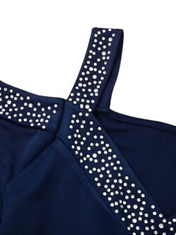 Women‘s Party Dress Black Dress Formal Dress Formal Evening Party Graduation Long Dress Maxi Dress Fashion Party V Neck Short Sleeve Patchwork Split 2023 Black Pure Color S M L XL 2XL -Tesla Style ypxqeo1693279826568