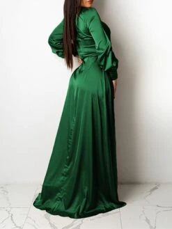 Women‘s Wedding Guest Dress Party Dress Satin Dress Sheath Dress Swing Dress Long Dress Maxi Dress Black Yellow Pink Long Sleeve Pure Color Lace Up Winter Fall Spring V Neck Mature Winter Dress 2023 32 Women‘s Wedding Guest Dress Party Dress Satin Dress Sheath Dress Swing Dress Long Dress Maxi Dress Black Yellow Pink Long Sleeve Pure Color Lace Up Winter Fall Spring V Neck Mature Winter Dress 2023 -Tesla Style yqdvkl1643182440687