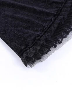 Women's Party Dress Velvet Dress Cocktail Dress Mini Dress Black Short Sleeve Pure Color Lace Spring Fall Winter Halter Neck Fashion Halloween Birthday Wedding Guest 2023 S M L 36 Women's Party Dress Velvet Dress Cocktail Dress Mini Dress Black Short Sleeve Pure Color Lace Spring Fall Winter Halter Neck Fashion Halloween Birthday Wedding Guest 2023 S M L -Tesla Style yqihrf1693983164285