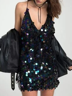 Women‘s Party Dress Sequin Dress Homecoming Dress Cocktail Dress Mini Dress Dark Blue Sleeveless Pure Color Sparkly Glitter Sequins Summer Spring Fall Spaghetti Strap Fashion Vacation Slim 23 Women‘s Party Dress Sequin Dress Homecoming Dress Cocktail Dress Mini Dress Dark Blue Sleeveless Pure Color Sparkly Glitter Sequins Summer Spring Fall Spaghetti Strap Fashion Vacation Slim -Tesla Style yqjdfi1692770048641