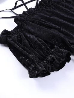 Women's Party Dress Velvet Dress Cocktail Dress Mini Dress Black Short Sleeve Pure Color Lace Spring Fall Winter Halter Neck Fashion Halloween Birthday Wedding Guest 2023 S M L 34 Women's Party Dress Velvet Dress Cocktail Dress Mini Dress Black Short Sleeve Pure Color Lace Spring Fall Winter Halter Neck Fashion Halloween Birthday Wedding Guest 2023 S M L -Tesla Style ytiydl1693983161478