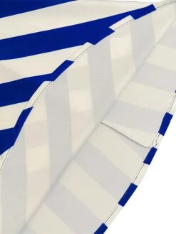 Women's Work Dress Casual Dress Semi Formal Dress Fashion Office Daily Workfashion Midi Dress Asymmetrical Print Crew Neck Long Sleeve Stripe Regular Fit Black Blue Fall Winter S M L XL XXL -Tesla Style yyfafj1695267343449