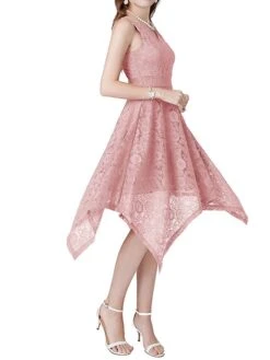 Women's Party Dress Lace Dress Cocktail Dress Midi Dress Black Pink Wine Sleeveless Pure Color Lace Spring Fall Winter V Neck Fashion Winter Dress Wedding Guest Vacation 2023 S M L XL XXL 22 Women's Party Dress Lace Dress Cocktail Dress Midi Dress Black Pink Wine Sleeveless Pure Color Lace Spring Fall Winter V Neck Fashion Winter Dress Wedding Guest Vacation 2023 S M L XL XXL -Tesla Style zalijc1692180214132