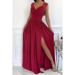 Women‘s Wedding Guest Dress Party Dress Sleeveless Lace Backless Hem Split Beauty Black Red Pink Beige Purple Wine Dress 2022 S M L XL 12 Women‘s Wedding Guest Dress Party Dress Sleeveless Lace Backless Hem Split Beauty Black Red Pink Beige Purple Wine Dress 2022 S M L XL -Tesla Style zeezdi1655863259931
