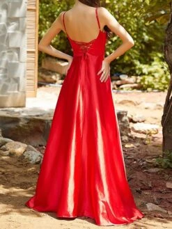 Women's Prom Dress Party Dress Satin Dress Long Dress Maxi Dress Red Sleeveless Pure Color Backless Spring Fall Winter Spaghetti Strap Fashion Birthday Evening Party Wedding Guest 2023 S M L XL 12 Women's Prom Dress Party Dress Satin Dress Long Dress Maxi Dress Red Sleeveless Pure Color Backless Spring Fall Winter Spaghetti Strap Fashion Birthday Evening Party Wedding Guest 2023 S M L XL -Tesla Style zkjyrp1693983149109