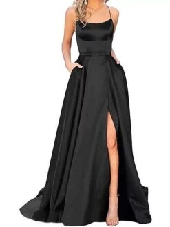 Women‘s Prom Party Dress Homecoming Dress Satin Maxi Long Dress Green Red Sleeveless Pure Color Split Spring Summer Spaghetti Strap Party Stylish Elegant Party 2023 S M L XL 22 Women‘s Prom Party Dress Homecoming Dress Satin Maxi Long Dress Green Red Sleeveless Pure Color Split Spring Summer Spaghetti Strap Party Stylish Elegant Party 2023 S M L XL -Tesla Style zmgjyl1677666420921