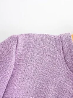 Women's Work Dress Casual Dress Sheath Dress Fashion Office Daily Mini Dress Patchwork Button Stand Collar Short Sleeve Plain Regular Fit Purple Fall Winter S M L 17 Women's Work Dress Casual Dress Sheath Dress Fashion Office Daily Mini Dress Patchwork Button Stand Collar Short Sleeve Plain Regular Fit Purple Fall Winter S M L -Tesla Style zmwtse1695267968144