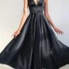 Women's Party Dress Satin Dress Swing Dress Midi Dress Black Champagne Red Sleeveless Pure Color Backless Summer Spring Deep V Fashion Party Summer Dress Spring Dress 2023 S M L XL 2 Women's Party Dress Satin Dress Swing Dress Midi Dress Black Champagne Red Sleeveless Pure Color Backless Summer Spring Deep V Fashion Party Summer Dress Spring Dress 2023 S M L XL -Tesla Style zqdytz1656913849201