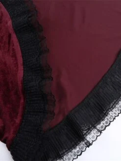 Women's Party Dress Lace Dress Cocktail Dress Midi Dress Black Wine Purple Sleeveless Pure Color Lace Spring Fall Winter Spaghetti Strap Fashion Halloween Birthday Wedding Guest 2023 S M L -Tesla Style zuteor1694505122912