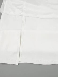 Women‘s Prom Dress Party Dress Homecoming Dress Feather Dress Midi Dress White Sleeveless Pure Color Backless Fall Winter Autumn Strapless Fashion Winter Dress Wedding Guest Birthday Slim 2023 -Tesla Style zzmuaq1693212584244