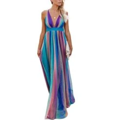 Women‘s Party Dress Strap Dress Long Dress Maxi Dress Blue Sleeveless Color Block Mesh Spring Summer Spaghetti Strap Party Party Weekend 2023 S M L XL XXL 10 Women‘s Party Dress Strap Dress Long Dress Maxi Dress Blue Sleeveless Color Block Mesh Spring Summer Spaghetti Strap Party Party Weekend 2023 S M L XL XXL -Tesla Style zzwhok1677227293872